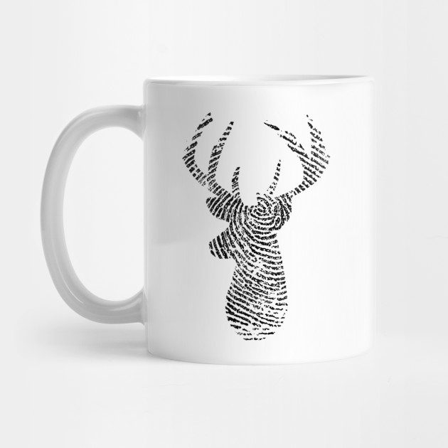 Big Buck Series: Buck Head Print (Black Graphic)